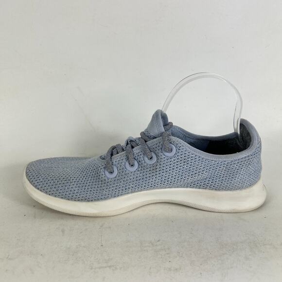 Allbirds Tree Runner Sneakers Mens 10 Blue White Lace Up Running Athletic Shoes - Picture 6 of 10